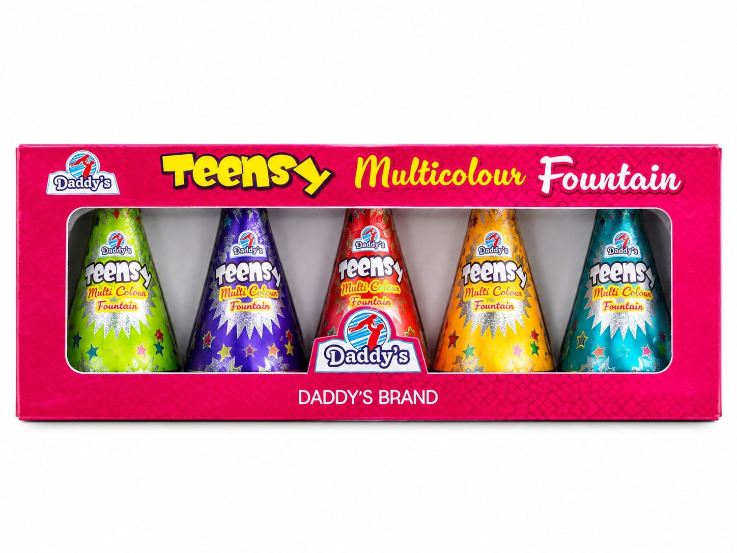 Teensy Multicolour Fountain (5 Pcs)