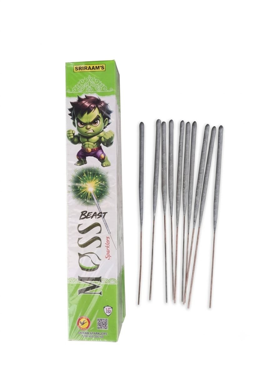 15 Cm Green Sparklers