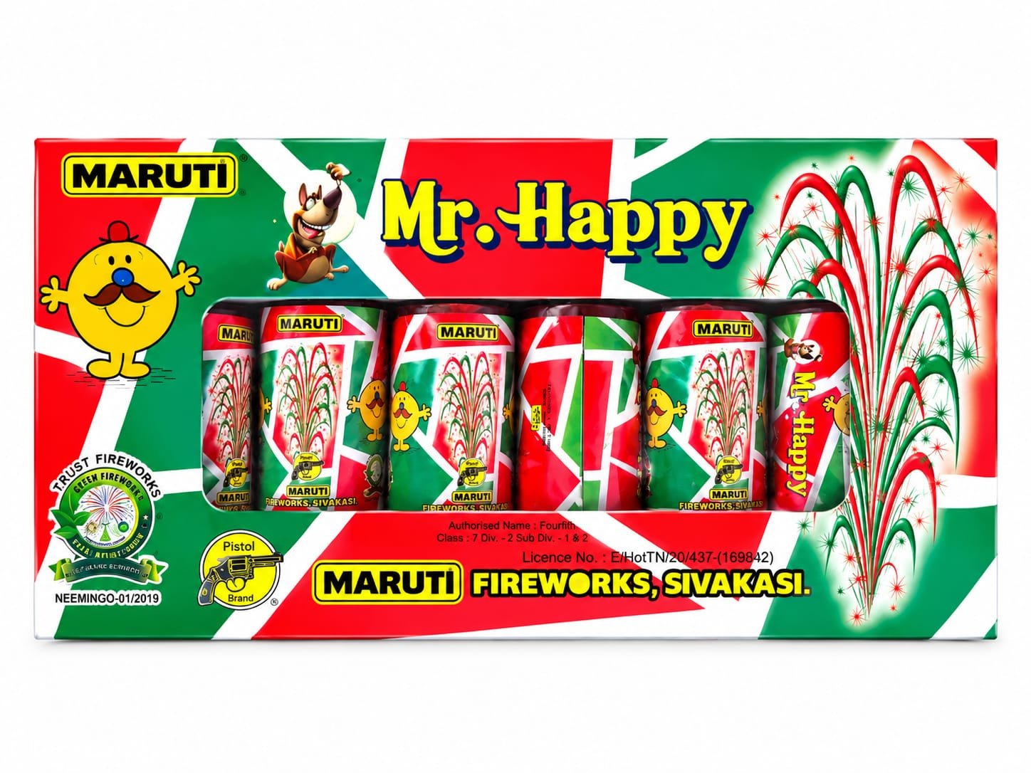 Mr. Happy Fountain (6 Pcs)