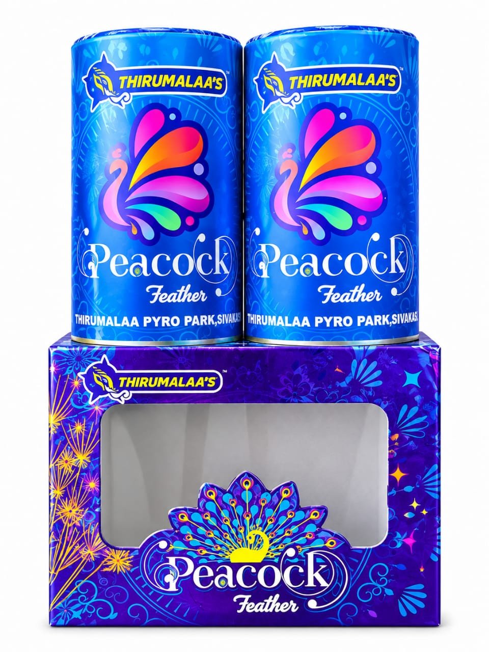 Peacock Popcorn (2 Pcs)