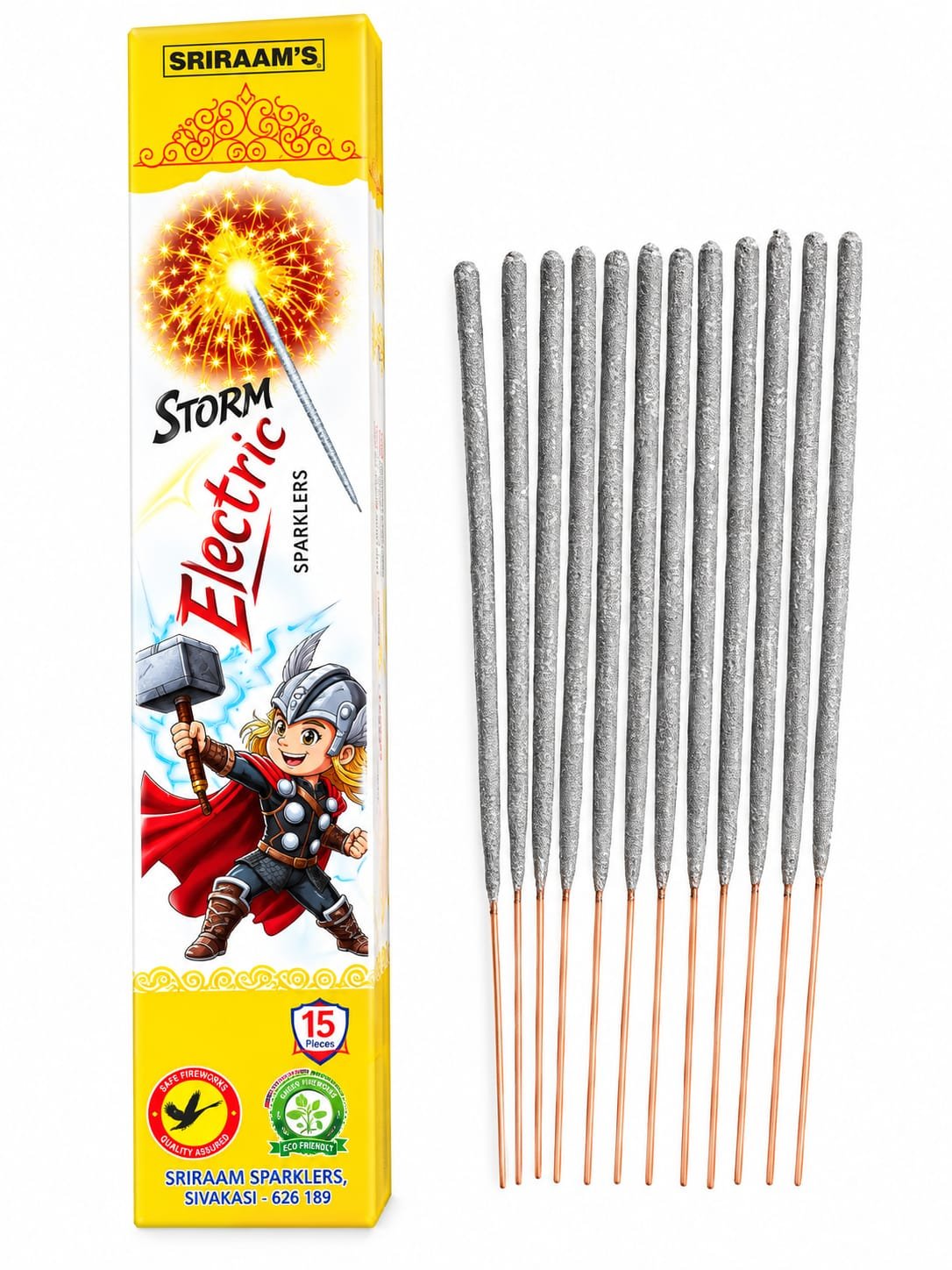 15 Cm Electric Sparklers