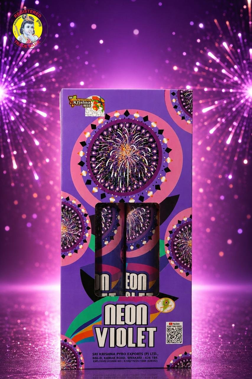 5" Neon Violet (2 Pcs)