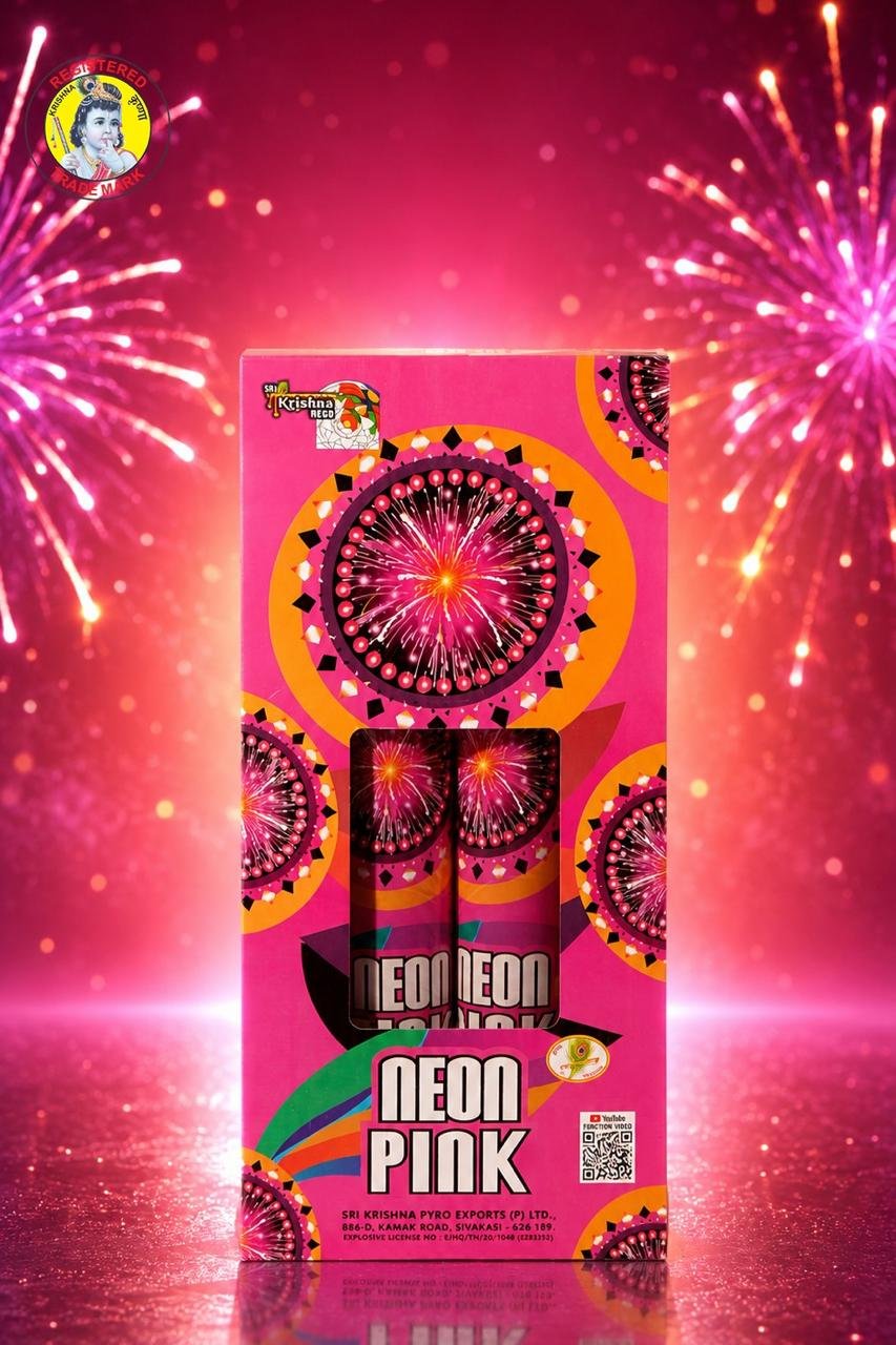 5" Neon Pink (2 Pcs)