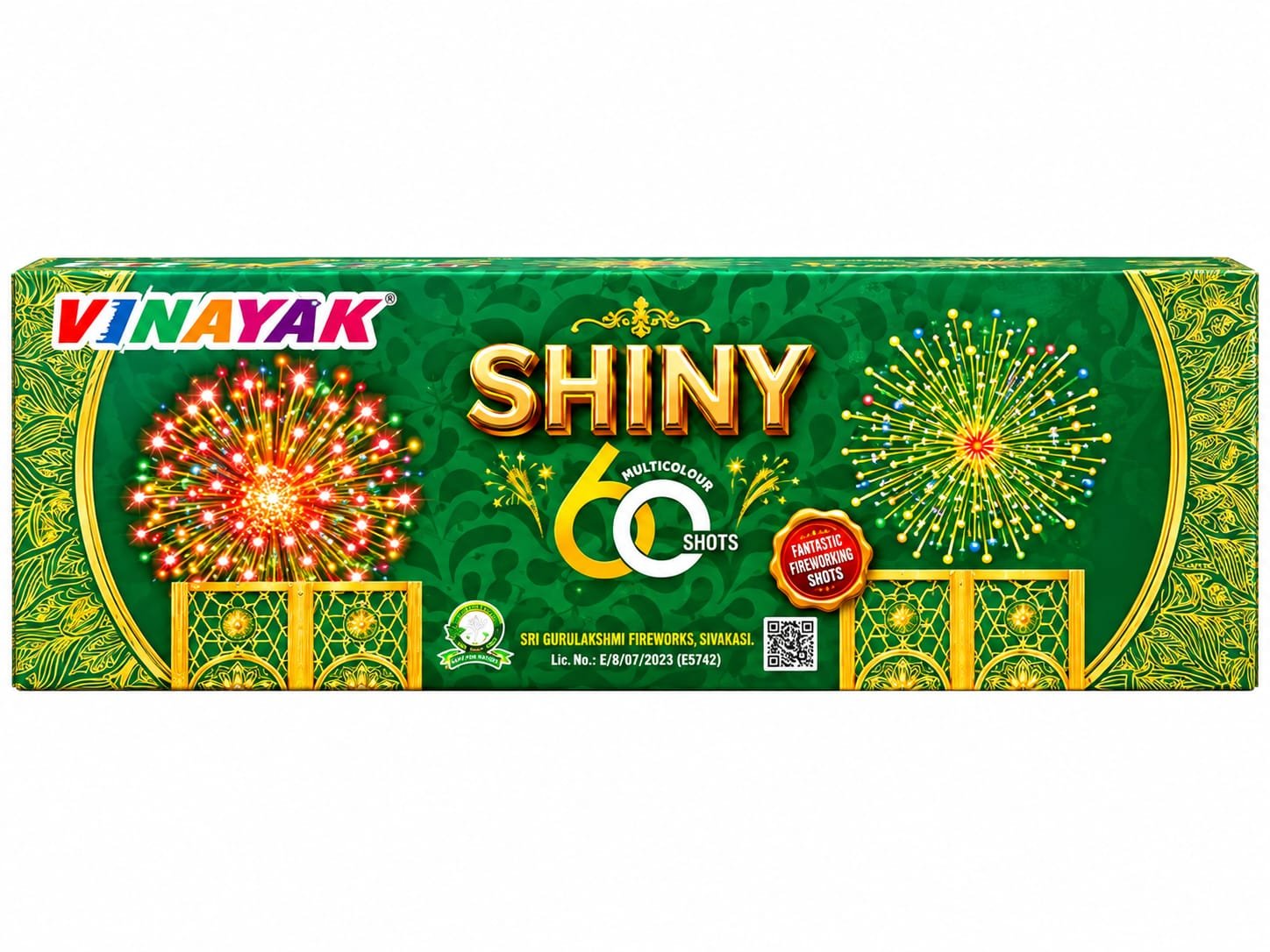 60 Shot Multicolour & Crackling